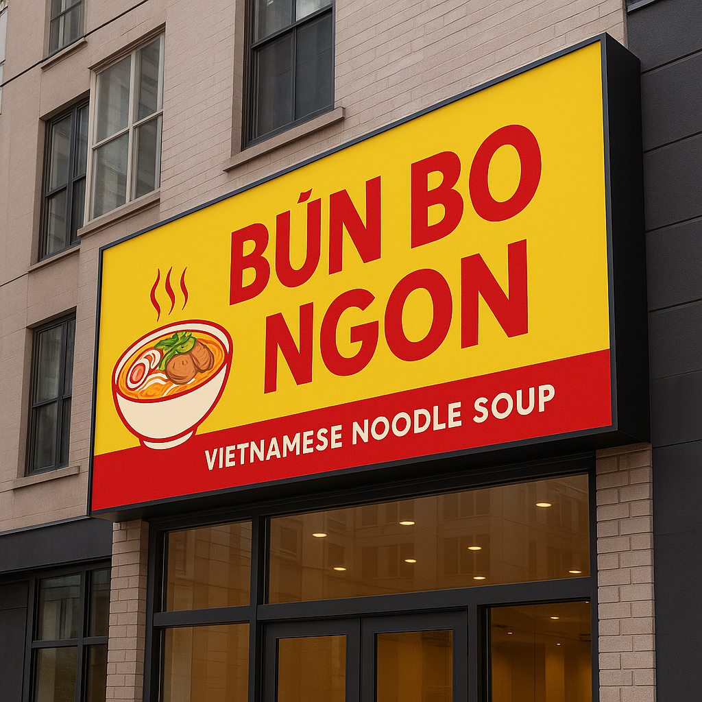 Thiết kế bảng hiệu