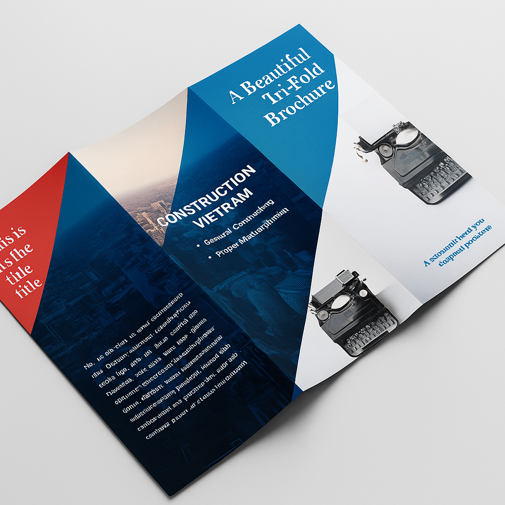 Brochure Gấp Ba (Tri-fold)