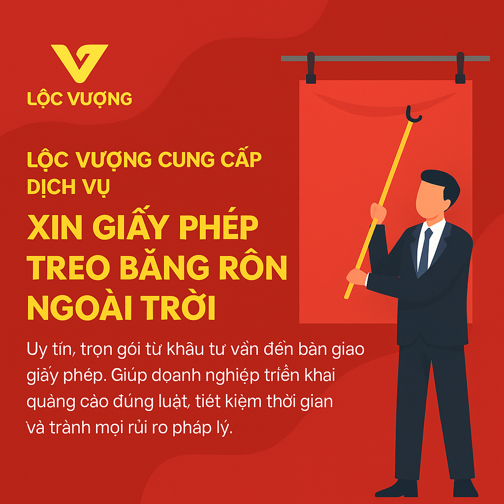 Dịch Vụ Xin Giấy Phép Treo Băng Rôn