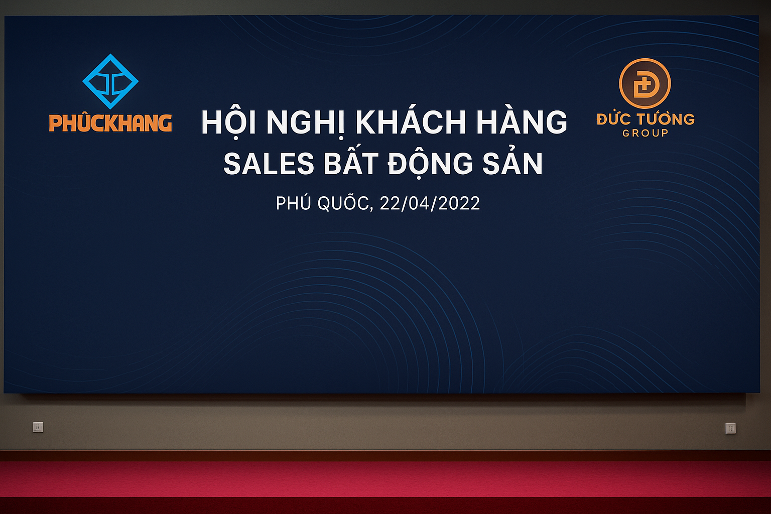 Mẫu backdrop hội nghị
