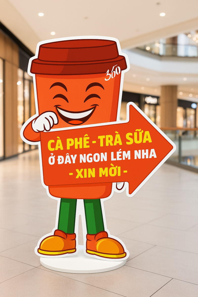 Bảng hiệu formex dán pp