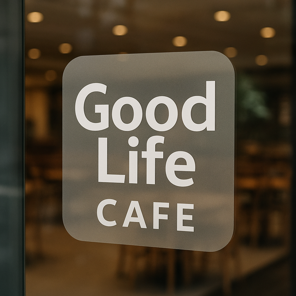 Bảng Hiệu Kính Dán Decal