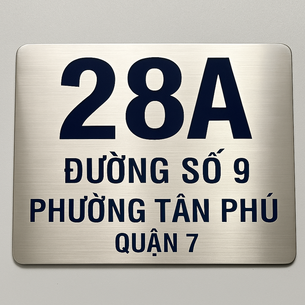 Biển Số Nhà