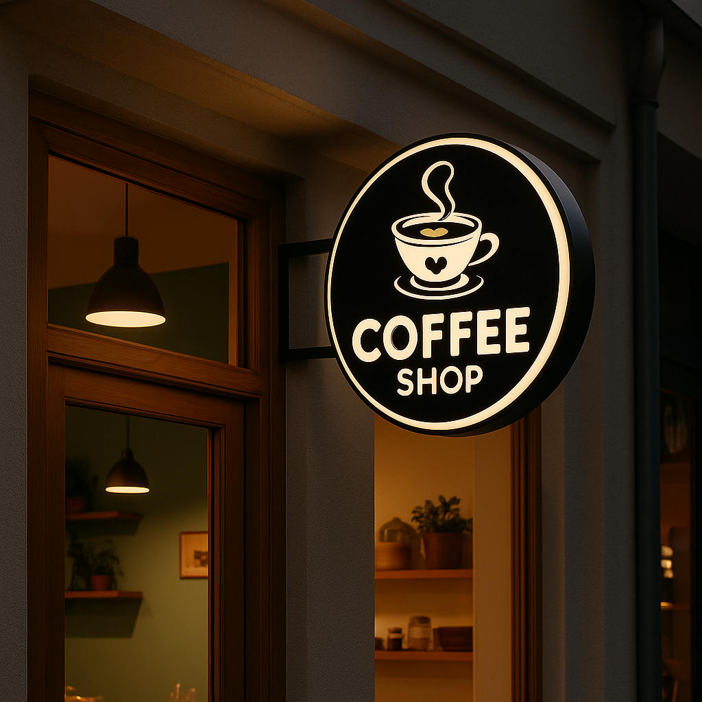 Hộp đèn hút nổi tròn
