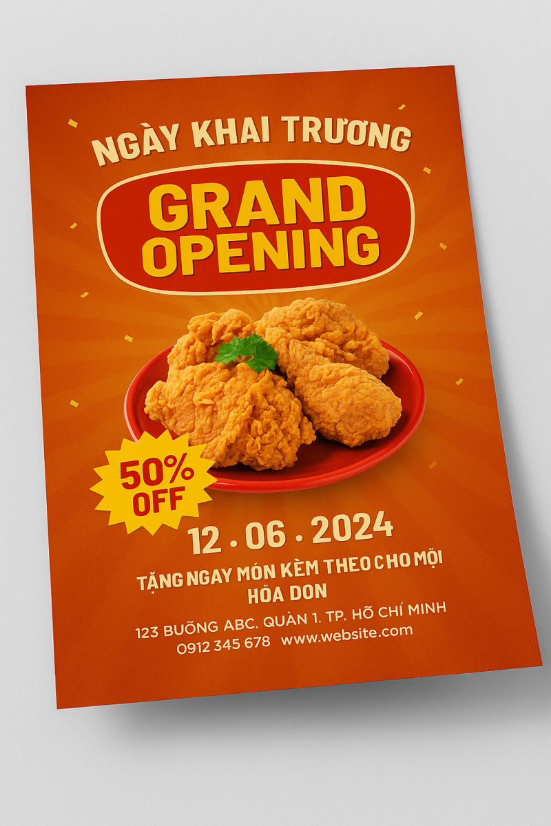 Thiết kế tờ rơi